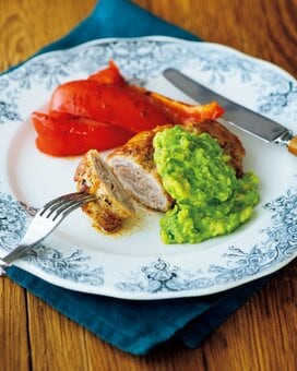 肉汁がジュワッ、豚ロースでつくるハンバーグ風。がっつりでも糖質オフ