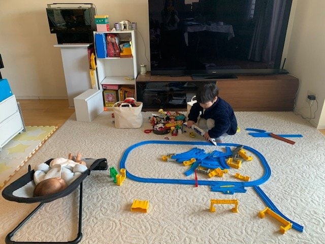 子どもが遊んでいる様子