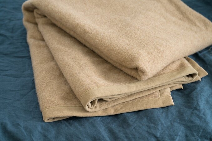 カシミアの毛布