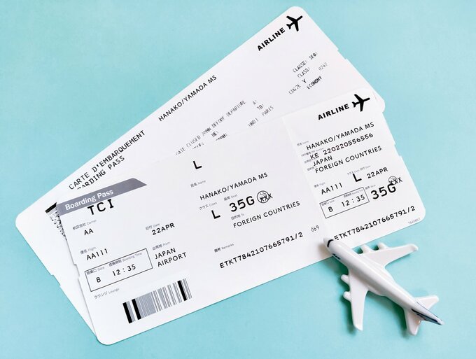 航空券の写真