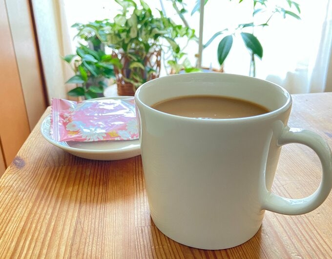 観葉植物を見ながらリラックス