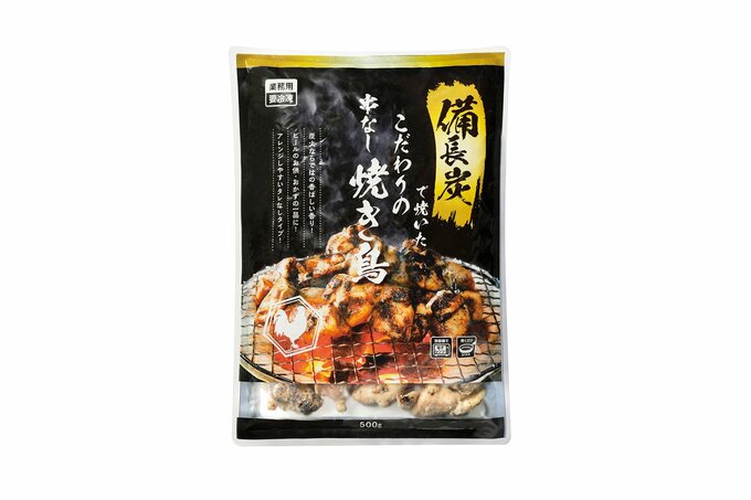 備長炭で焼いた串なし焼き鳥