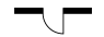 記号「片開き扉」