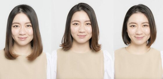 人気の「切りっぱなし」ヘアカットを実況。3つの長さ別でわかりやすい