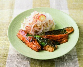 血液サラサラを目指そう！イキイキ！イワシの青ジソ巻き