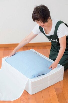 夏用布団は四角く、立てるのがコツ！カリスマ家政婦の収納術