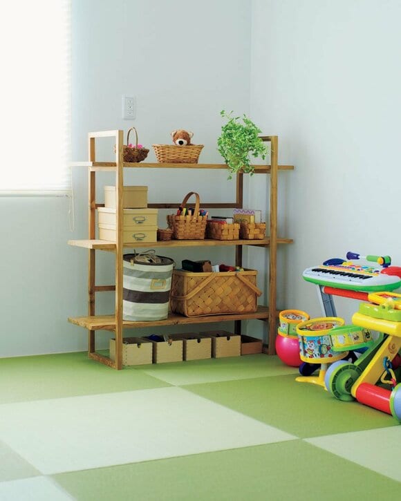 和室を上手に利用した子どもスペース使い