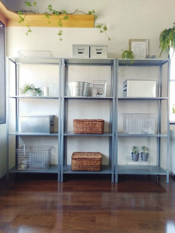 収納グッズがまるでオブジェのよう