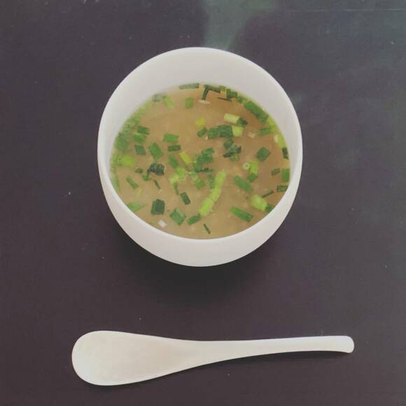 温かい蕎麦がゆ