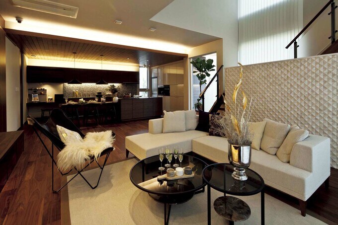 柱のない大空間や大きな吹き抜け