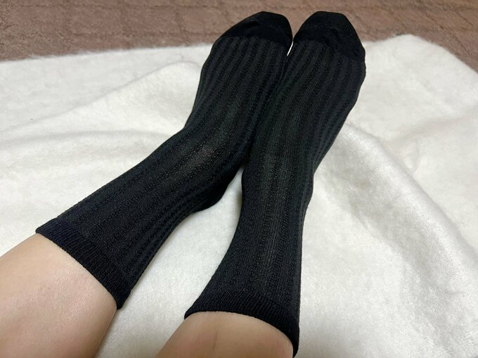 吸湿発熱 ブラック柄アソート