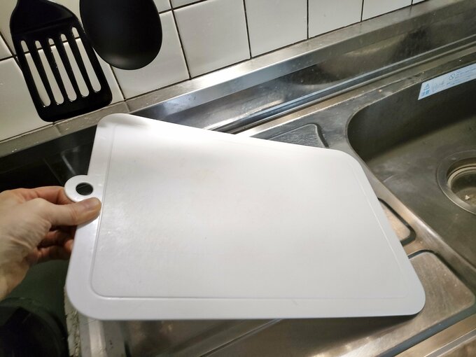 まな板はキャンドゥのものを使用！