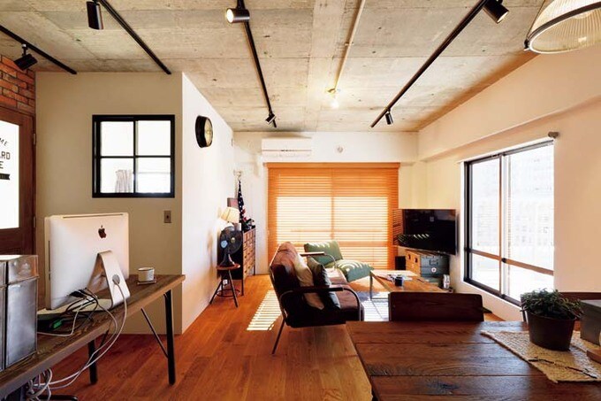 家具が映えるリビング