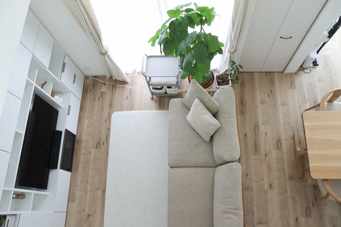 明るい雰囲気の部屋