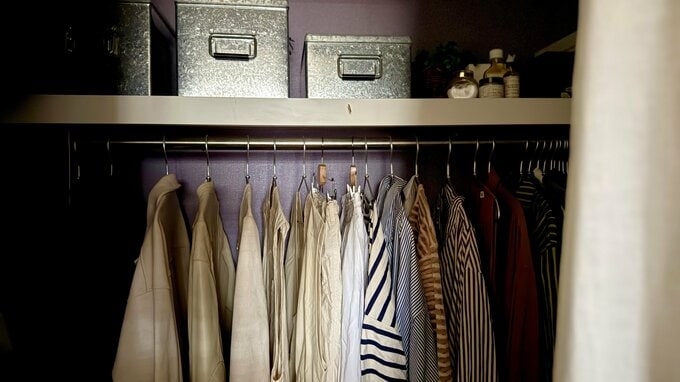 すっきり整ったクローゼット