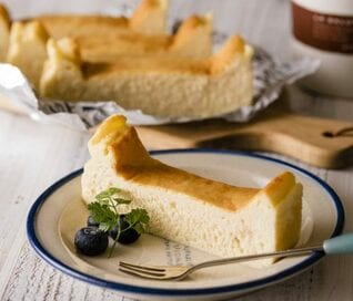 混ぜるだけチーズケーキ。冷凍してもつくりたての味わい