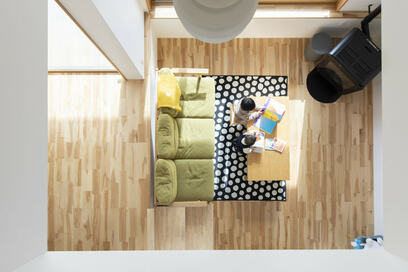 【注文住宅事例】平屋に見えて「!?」。屋根に隠れて、明るくのびやかな空間がある家