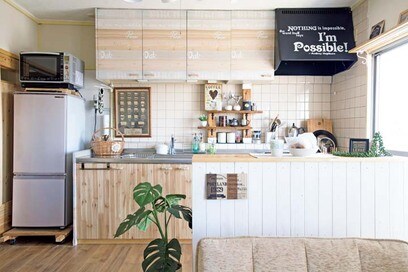 【団地リノベ事例】400万円で購入、200万円で工事。築47年の団地にDIYで防音室も！