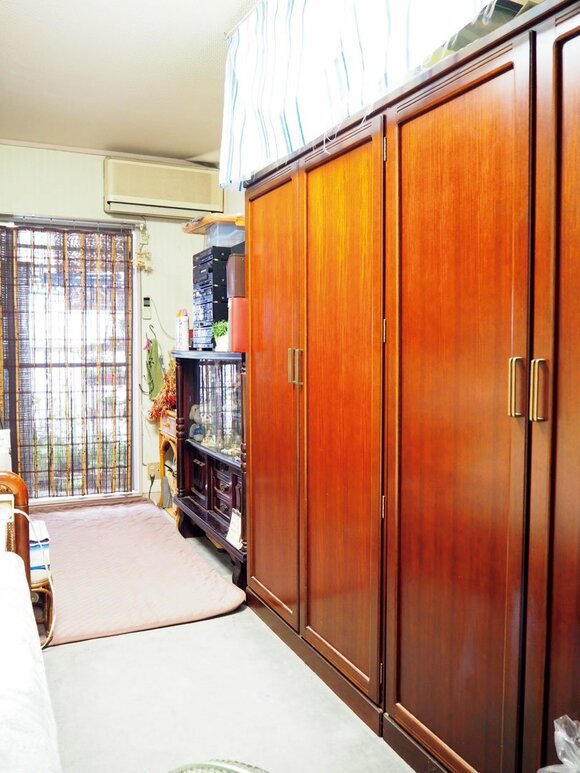 整理された寝室