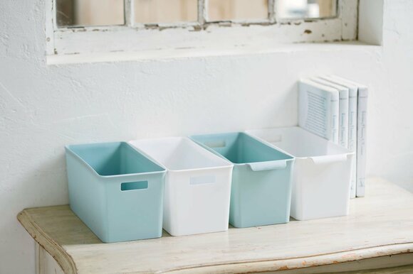 前後で持ち手が違うボックス