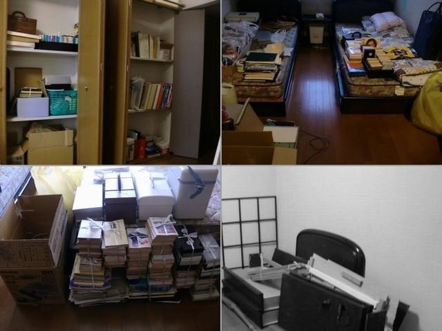 散らかったころの家のなか