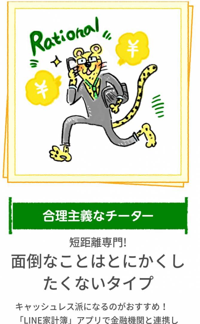 合理主義なチーター