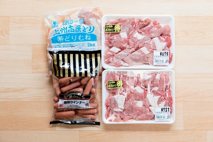 お肉やウインナー