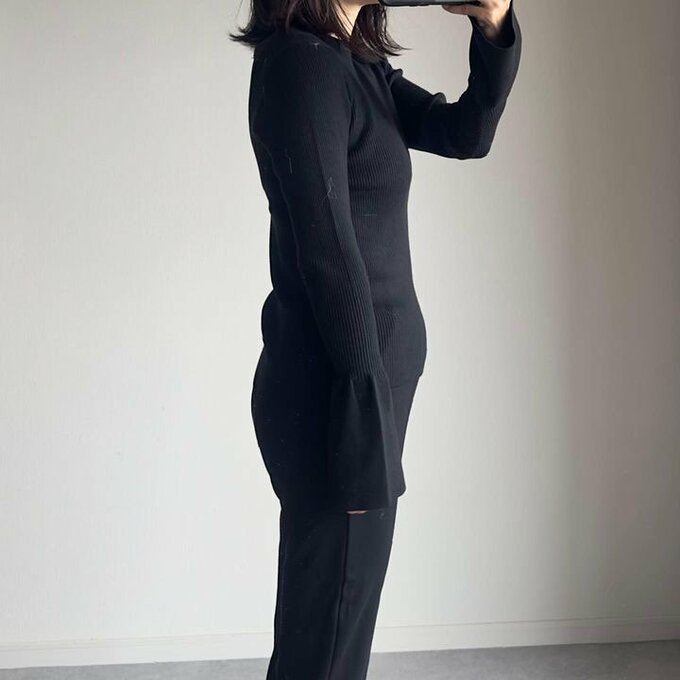 ニットを着たときの体型の悩み