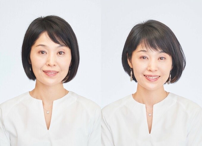 ヘアセットのビフォーアフター