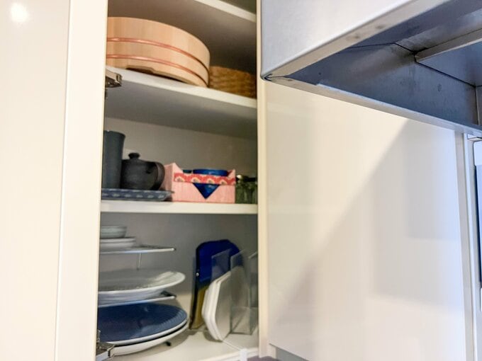 コーナーの収納