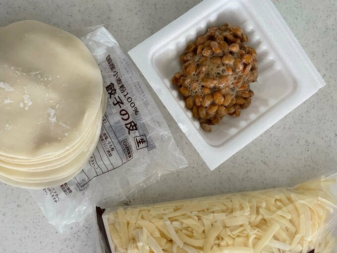 納豆ギョーザ