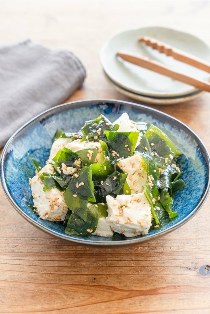 わかめと豆腐のナムル