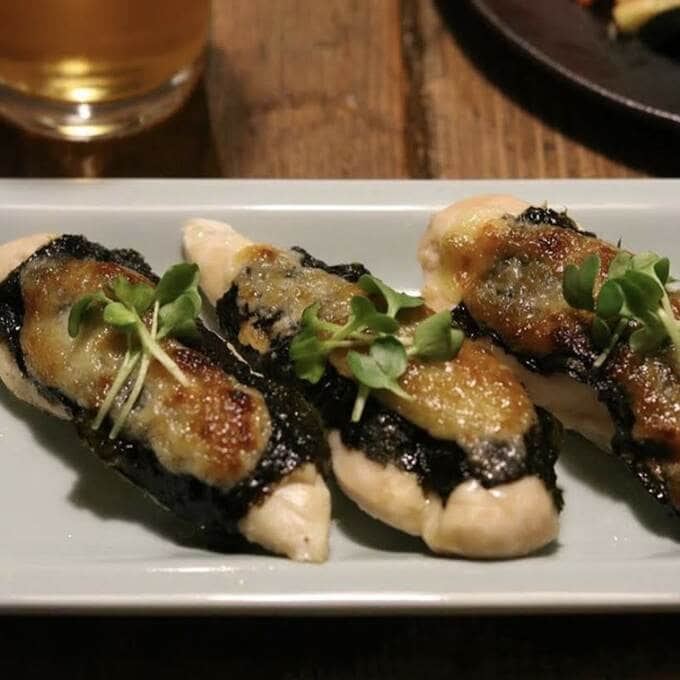 ささみの海苔わさびマヨ焼き