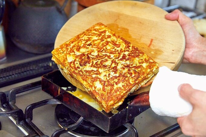 フライパンに卵