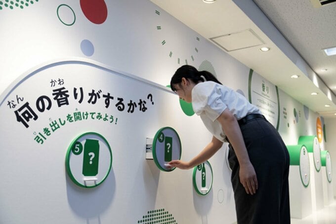 クイズラリーや「見て・触れて・聞いて・香りを感じる」仕掛けがいっぱいの体験ゾーン