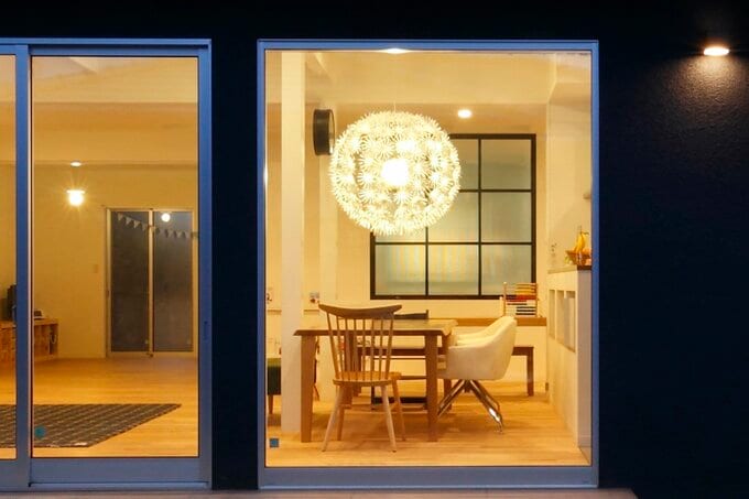 ペンダントライトを冒険して楽しんだ例