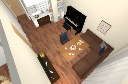 ピアノのあるLDKを広く使うなら、ダイニングソファを選ぶのが正解