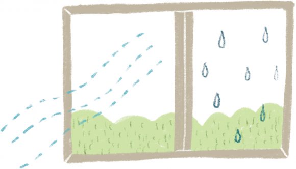 換気のイラスト