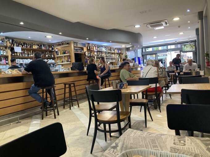 カフェの中の様子