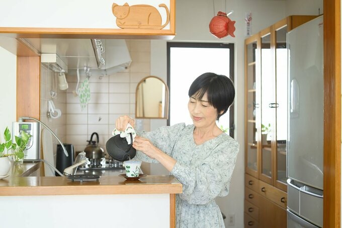 朝は白湯のみ