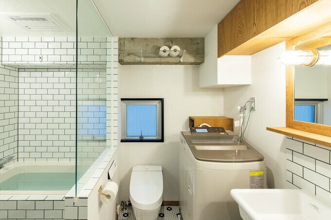 既存よりサニタリー全体の面積を拡大