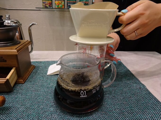 コーヒー落ちた