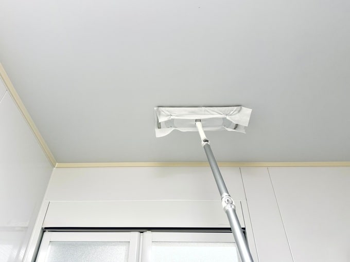 浴室の天井掃除