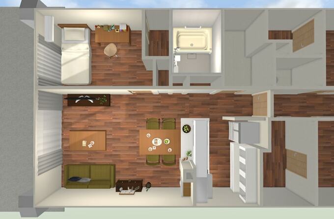 ソファの位置を変えてみる