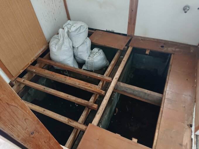 リフォーム中の既存住宅