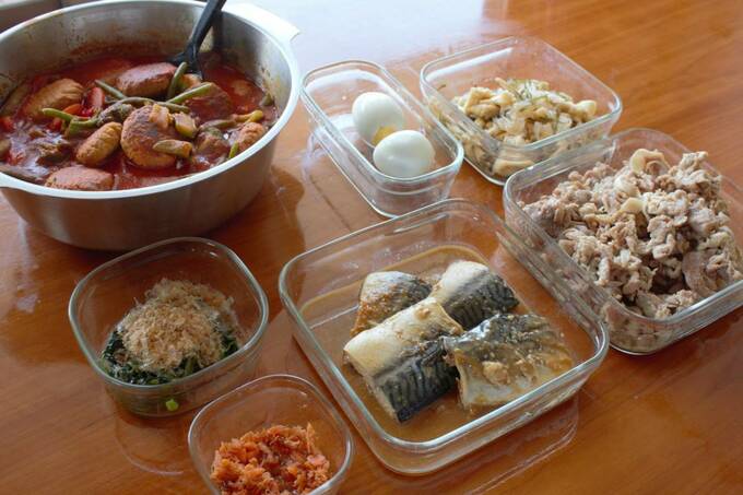 冷蔵庫には家族の人数×3日分を