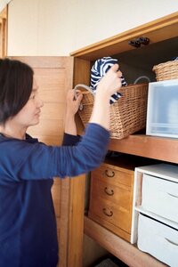 お風呂上がりにすぐ着替えられる