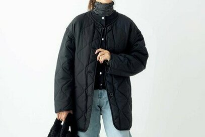GU4990円キルティングコートは軽くてあったか。着まわしもできてコスパ抜群