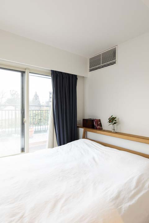 大開口でも暖かい主寝室