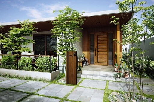 玄関ドアナチュラル